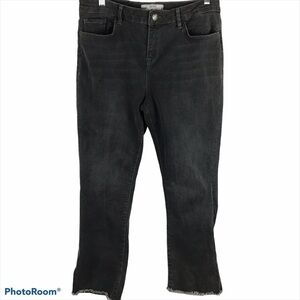 Free People Raw Hem Crop Straight Jeans